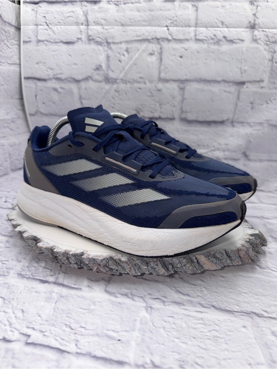 adidas Other - adidas Men's Duramospeed Lightstrike Running Shoes Size 8.5 Blue Gray White